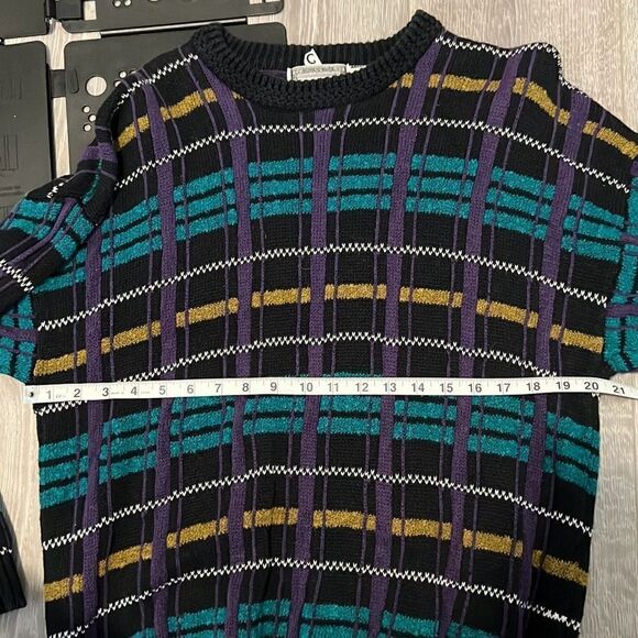 Concrete Mix Men’s Vintage Pullover Crewneck Sweater Size Large - Picture 5 of 6